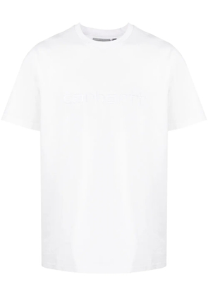 Carhartt WIP embroidered-logo cotton T-shirt - White