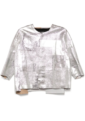 Junya Watanabe panelled jacket - Silver