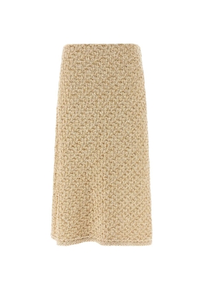 Fabiana Filippi sequin tweed midi skirt - Neutrals