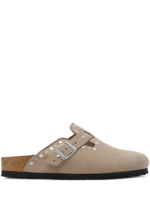 Birkenstock studded buckle clogs - Brown