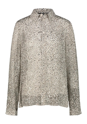 SAPIO N16 long-sleeved polka-dot shirt - Neutrals