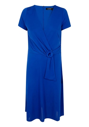 Lauren Ralph Lauren wrap-design midi dress - Blue