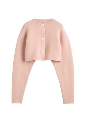 TOTEME buttoned round-neck cardigan - Pink
