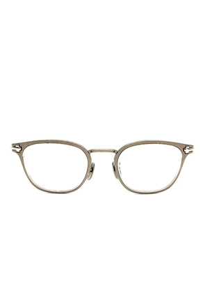 TAYLOR WITH RESPECT Skoll geometric-frame glasses - Grey