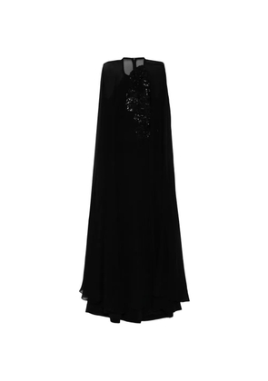 Elie Saab sequin-embellished maxi gown - Black