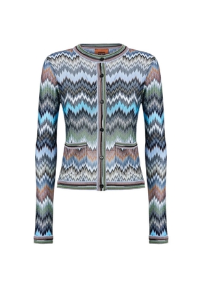 Missoni chevron cardigan - Blue