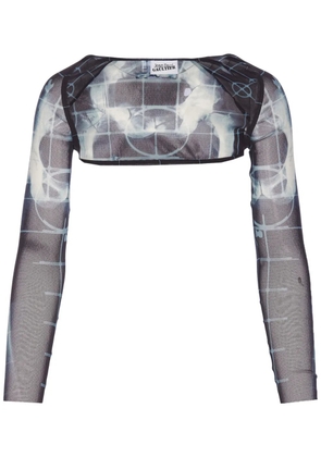 Jean Paul Gaultier cropped top - Black