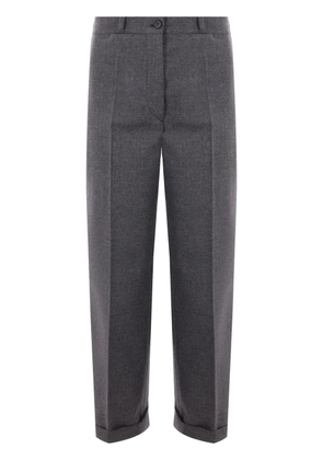 Prada mid-rise wool tailored trousers - Grey