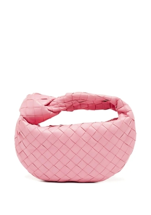 Bottega Veneta Pre-Owned mini Jodie Knot Intrecciato leather shoulder bag - Pink