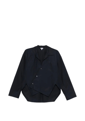 LOEWE asymmetric-button shirt - Blue