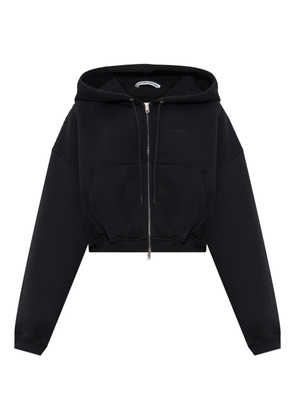 Alexander Wang zip-up hoodie - Black