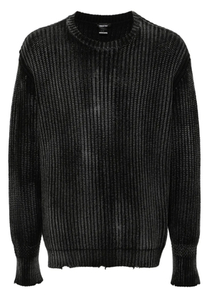 Avant Toi distressed jumper - Black