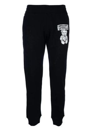 Moschino logo-print track pants - Black