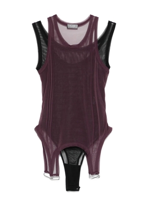 Mugler mesh layered bodysuit