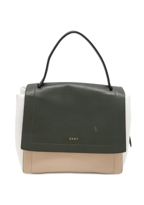 DKNY leather top-handle tote bag - Green