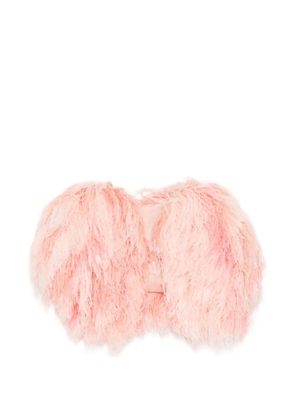 Isabel Sanchis feather-embellished jacket - Pink