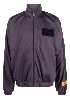 Heron Preston appliqué track jacket - Purple