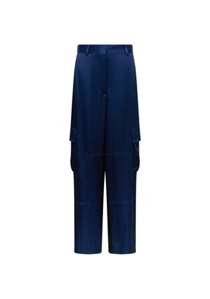 Stella McCartney Envers satin pocket trousers - Black