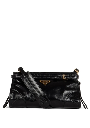 Prada small Bonnie leather shoulder bag - Black