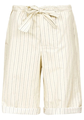 Maison Margiela striped shorts - Neutrals