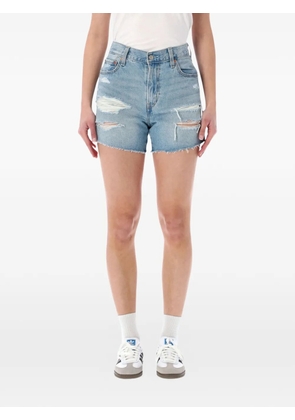 Levi's Ribcage distressed shorts - Blue