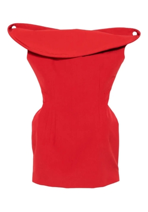 Magda Butrym off-shoulder mini dress - Red