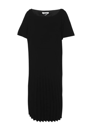 Marina Rinaldi crepe pleated dress - Black