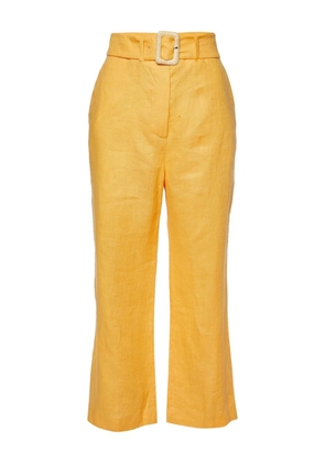 Nanushka pre-owned linen trousers - Orange