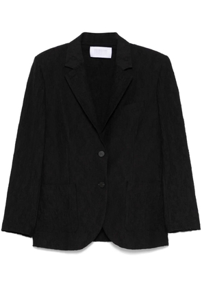 Harris Wharf London crinkled-finish blazer - Black