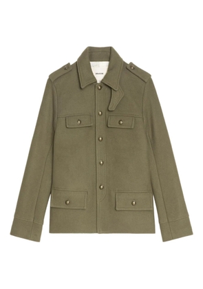 Zadig&Voltaire military-pocket buttoned jacket - Green