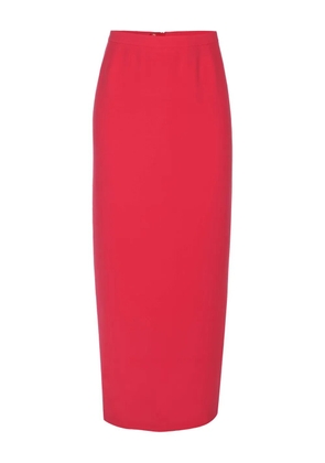 Giorgio Armani Pre-Owned slit maxi skirt - Red