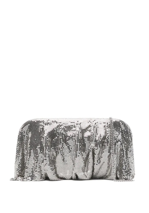 Benedetta Bruzziches La Grande Venus chainmail draped clutch - Silver