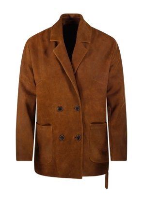 Salvatore Santoro double-breasted jacket - Brown