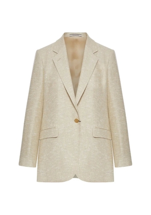 Tagliatore notch-lapel blazer - Neutrals