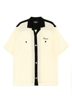 PEACE AND AFTER Bowling shirt - Yellow