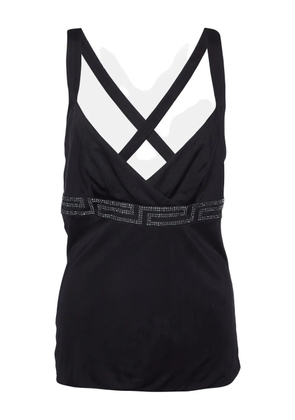 Versace Pre-Owned v-neck top - Black