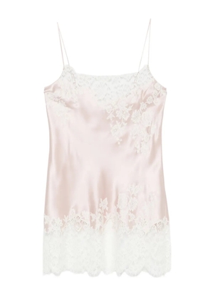 Carine Gilson lace-detail nightdress - Pink