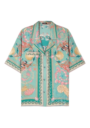 Versace silk shirt - Green