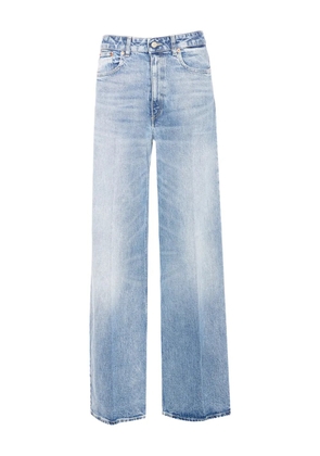 DONDUP Beatrix patch-logo jeans - Blue