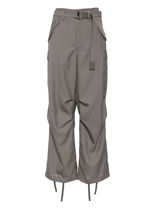 sacai Suiting cargo trousers - Green