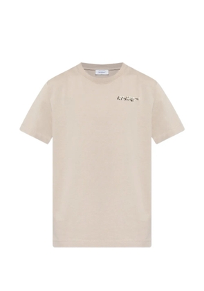 Off-White logo T-shirt - Neutrals
