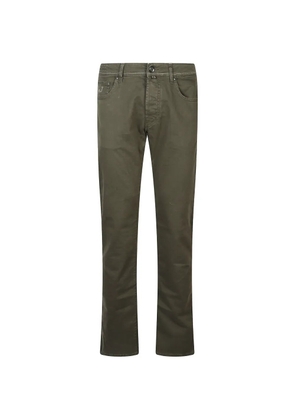 Jacob Cohën patch pocket jeans - Green