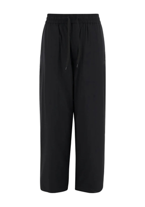Autry drawstring wide-leg trousers - Black