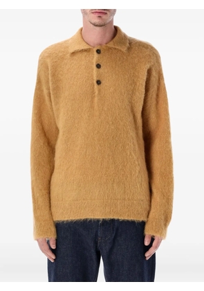 rold skov button polo shirt - Yellow