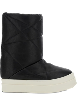Rick Owens quilted leather boots - Black