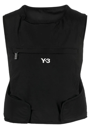Y-3 logo-embroidered vest bag - Black
