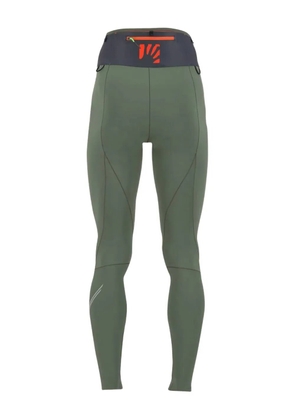 KARPOS logo-print leggings - Green