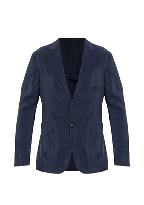 Giorgio Armani single-breasted blazer - Blue