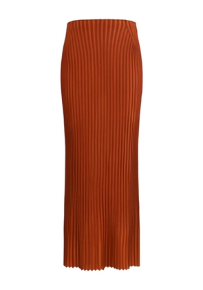 Gabriela Hearst Krause ribbed-knit skirt - Orange