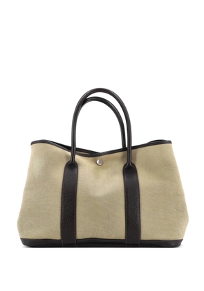 Hermès Pre-Owned Garden Party Toile and Leather 36 tote bag - Brown